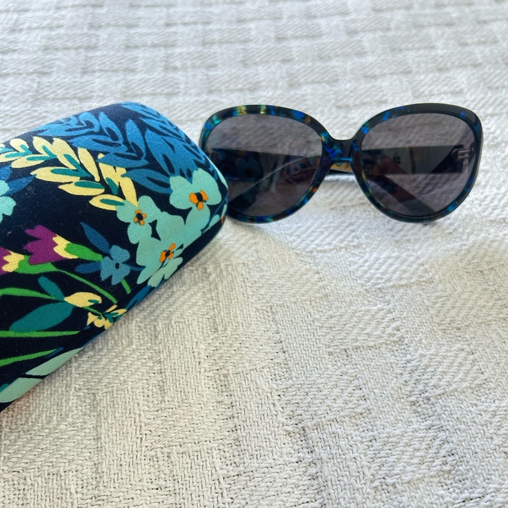 Vera Bradley Sunglasses Midnight Blues VB Carol with case